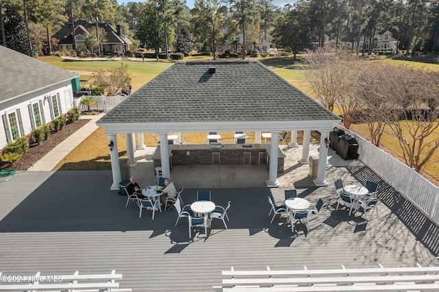 view of deck