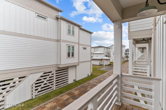 908 Second St S Unit 2, Carolina Beach, NC 28428 - balcony featuring a residential view