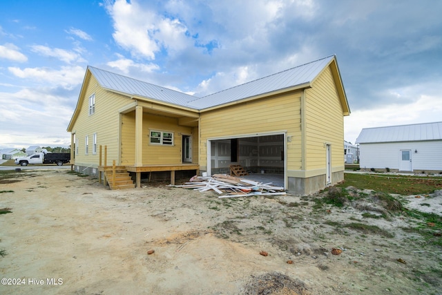 view of rear view of property