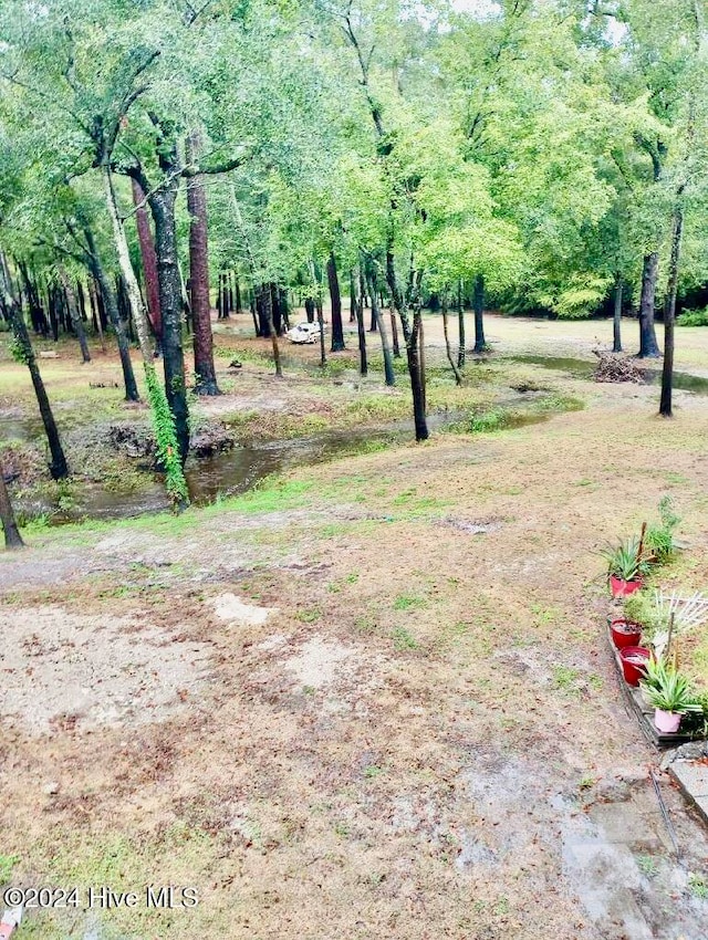 view of water feature