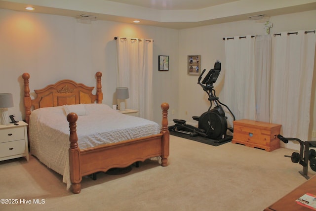 955 Mt Pisgah Rd SW, Supply, NC 28462 - bedroom featuring light carpet and recessed lighting