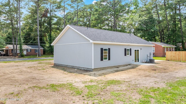 2013 E Hawthorne St, Goldsboro, NC 27530 - view of home's exterior featuring a shingled roof