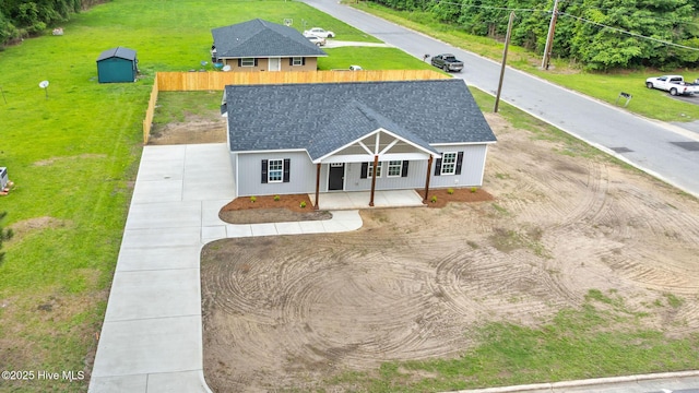 2013 E Hawthorne St, Goldsboro, NC 27530 - aerial view of property and surrounding area