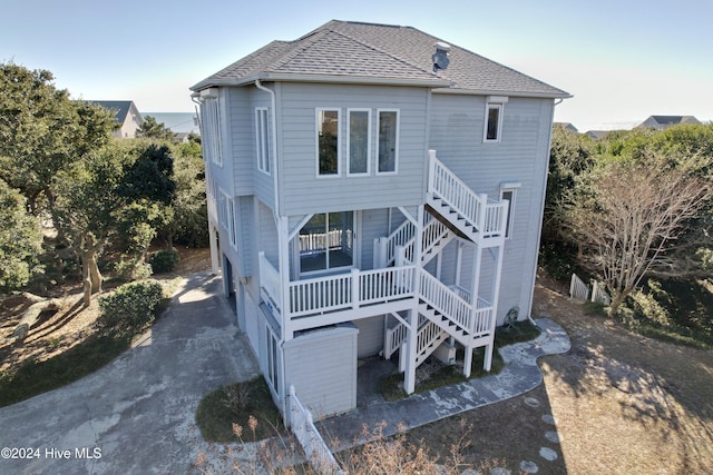 view of rear view of house