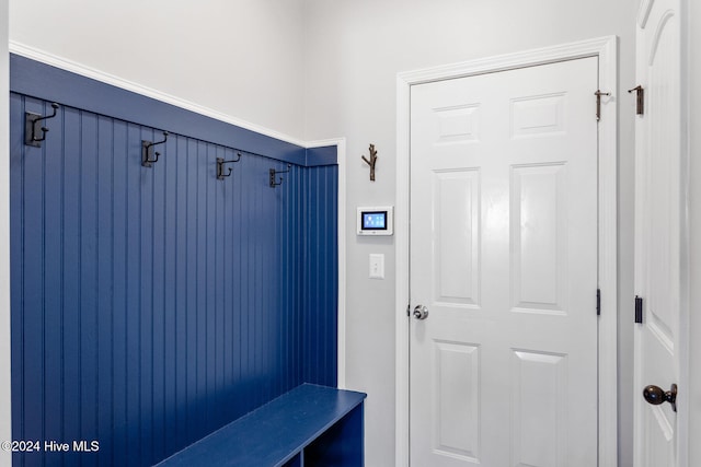 view of mudroom