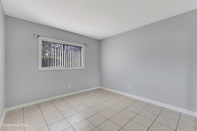 view of tiled empty room