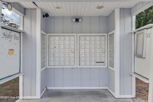 surrounding community featuring mail boxes