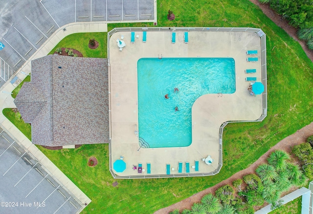 1562 Palmina Loop, Myrtle Beach, SC 29588 - bird's eye view of a pool area