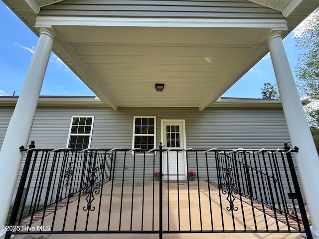 1535 Ghio Rd, Hamlet, NC 28345 - view of patio / terrace featuring a fenced front yard and a gate