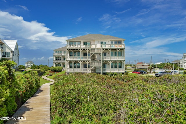 view of rear view of property