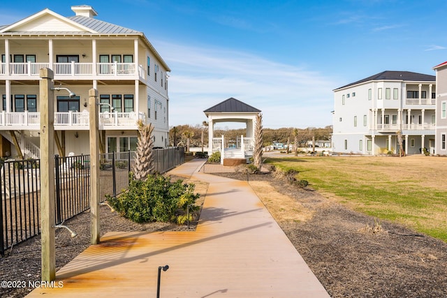 surrounding community featuring a gazebo