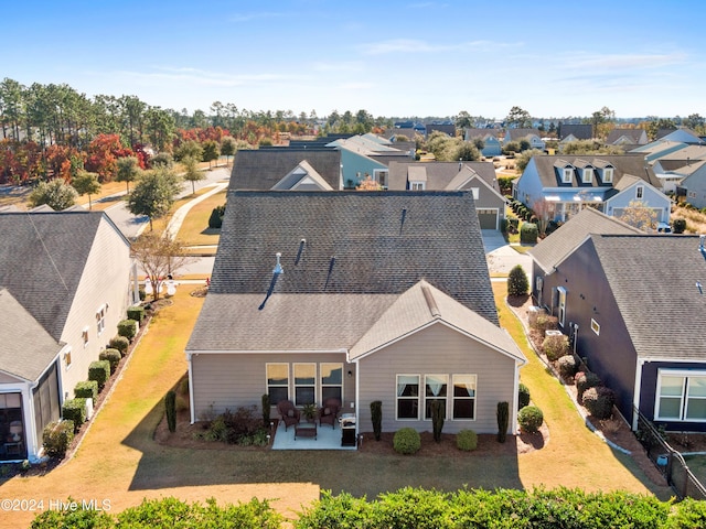 birds eye view of property featuring a residential view