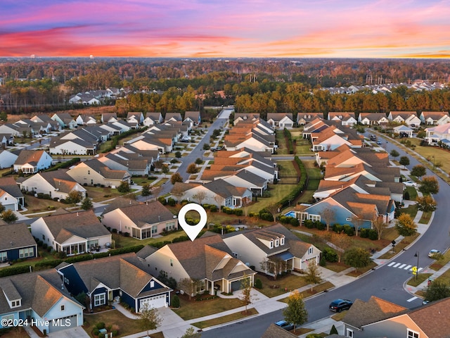 birds eye view of property featuring a residential view