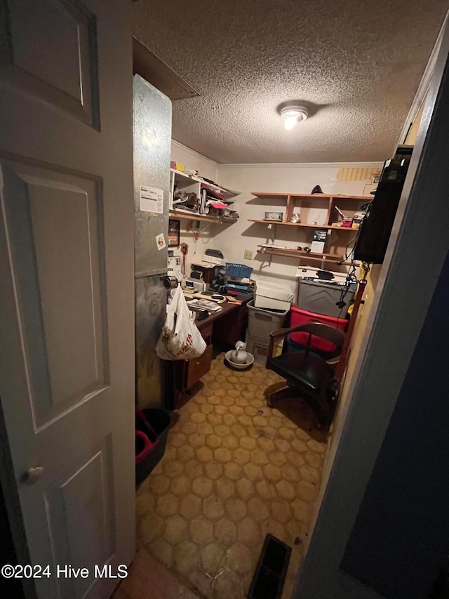 interior space featuring tile patterned flooring