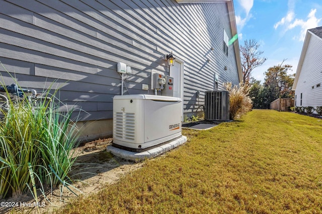 exterior details featuring central air condition unit