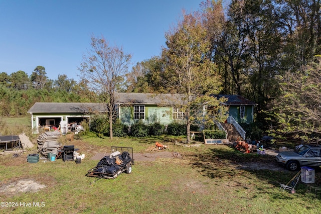 6609 Murrayville Rd, Wilmington, NC 28411 - view of front of house with a front yard