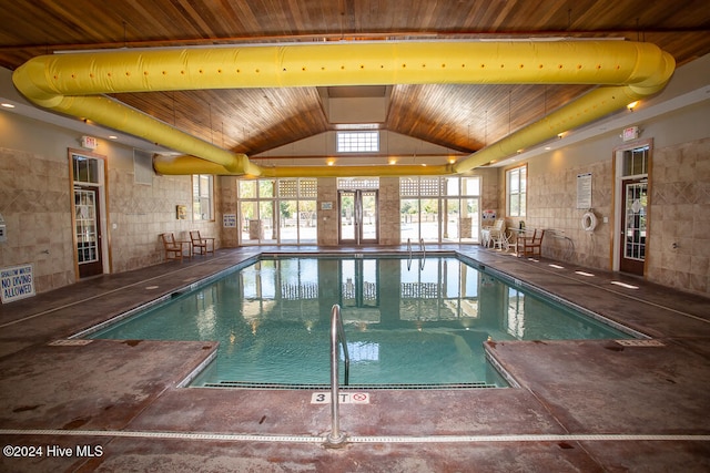 view of pool