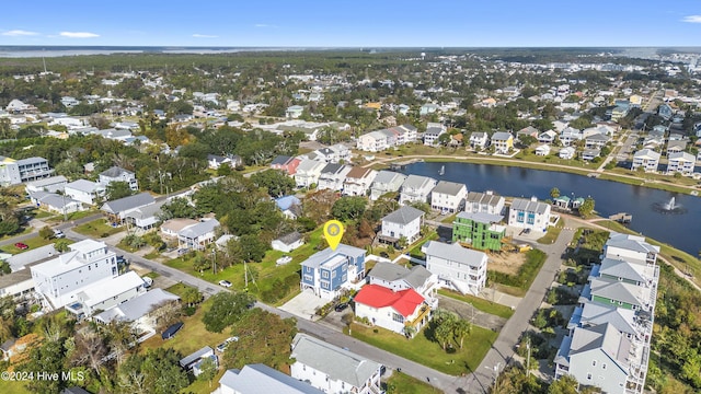 304 Birmingham Ave Unit 2, Carolina Beach, NC 28428 - aerial overview of property's location with a nearby body of water and nearby suburban area