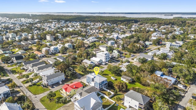 304 Birmingham Ave Unit 2, Carolina Beach, NC 28428 - view of property location featuring a large body of water and nearby suburban area