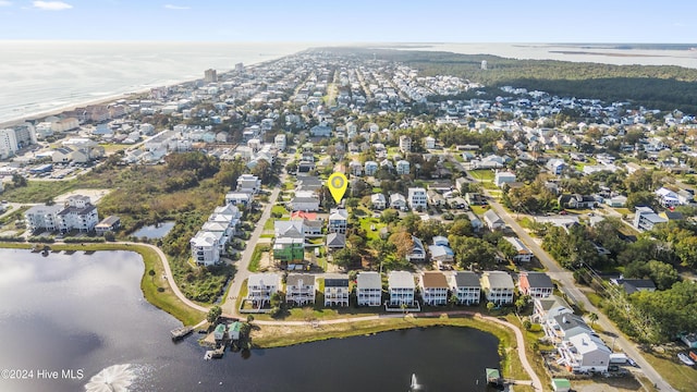304 Birmingham Ave Unit 2, Carolina Beach, NC 28428 - aerial view of property's location featuring a large body of water
