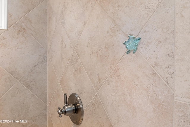 details featuring tiled shower