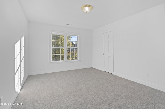 empty room with carpet floors