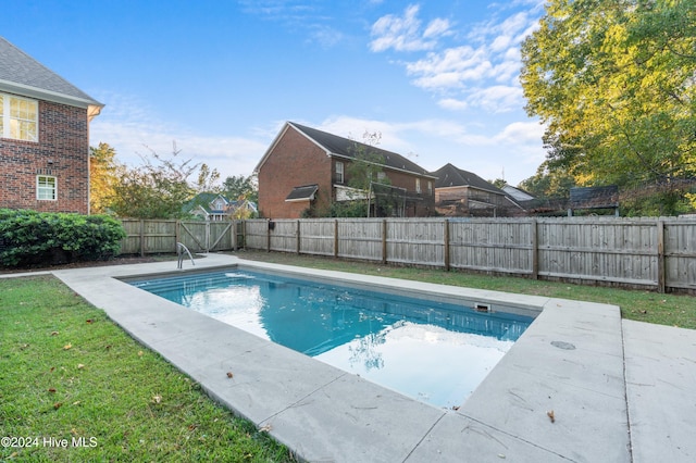 view of pool