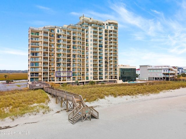 view of property featuring a water view