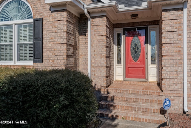 view of entrance to property