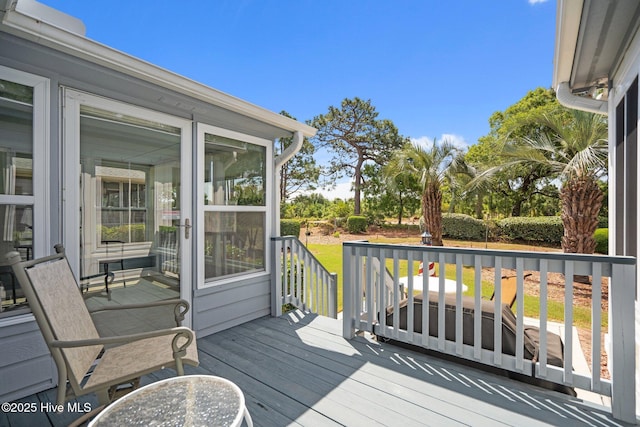 view of deck