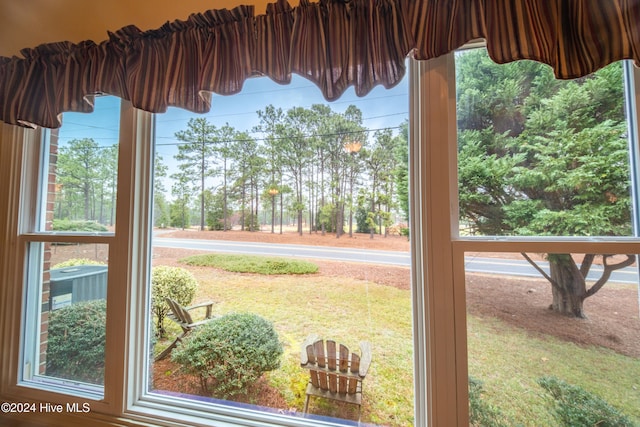 view of room details