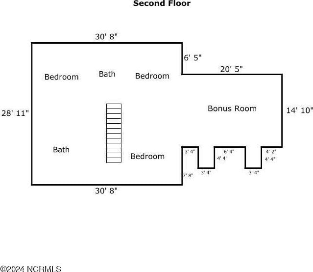 117 Longwood Dr, Stella, NC 28582 - property floor plan