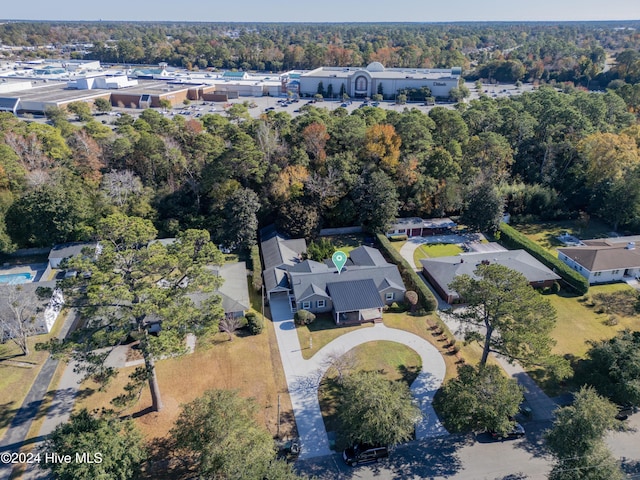 1831 Hawthorne Rd, Wilmington, NC 28403 - aerial view of property's location with a forest