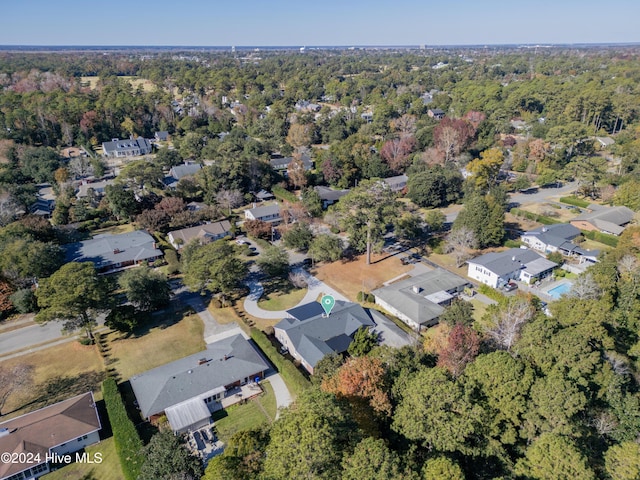1831 Hawthorne Rd, Wilmington, NC 28403 - aerial view of property and surrounding area featuring nearby suburban area