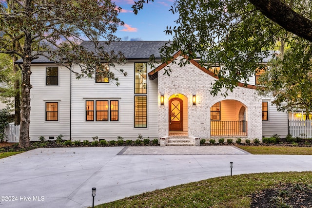 view of front of home