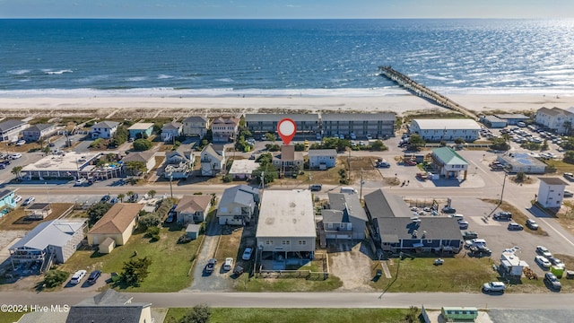 714 Ocean Blvd, Topsail Beach, NC 28445 - view of property location with waterfront with a beach