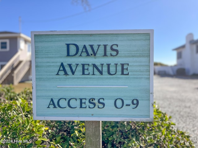 714 Ocean Blvd, Topsail Beach, NC 28445 - view of community sign