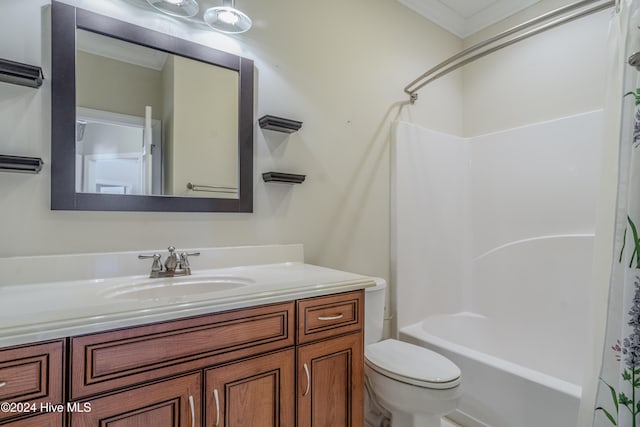 bathroom with tile patterned flooring, vanity, and toilet