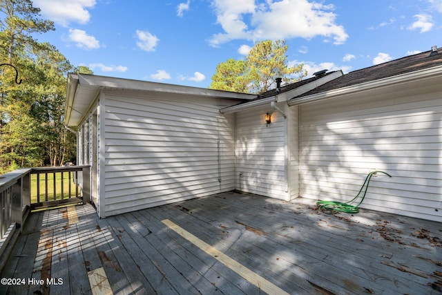 view of deck