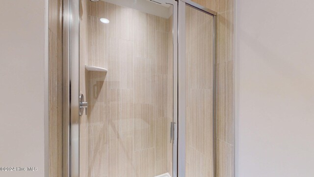 room details with a stall shower