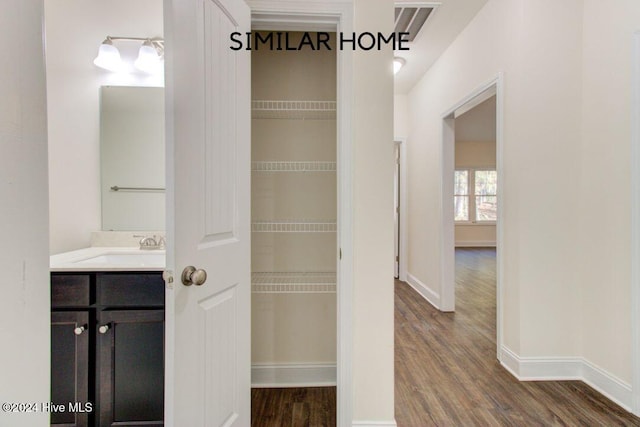 pantry featuring sink