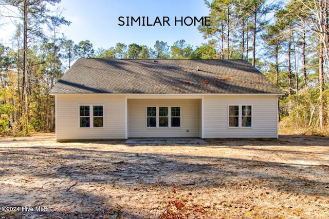 view of rear view of property