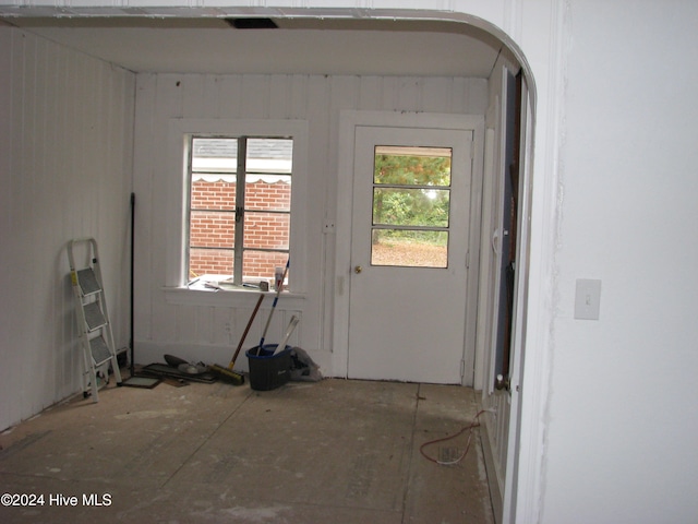 doorway featuring a wealth of natural light