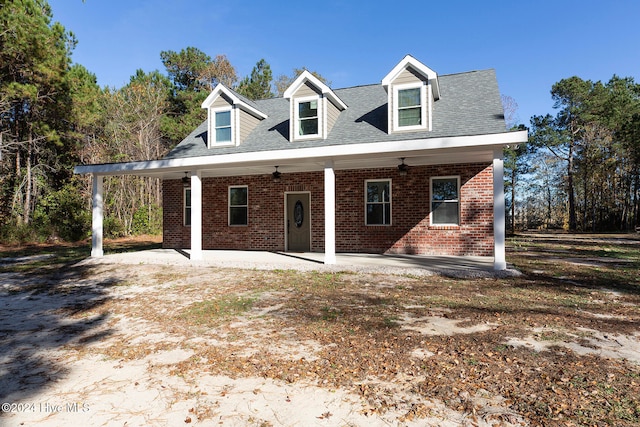 view of cape cod house