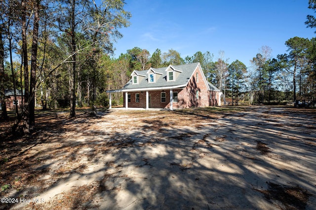 view of front of home