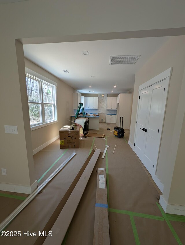 view of unfurnished living room