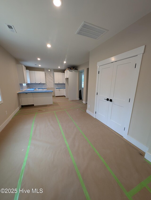 view of unfurnished living room