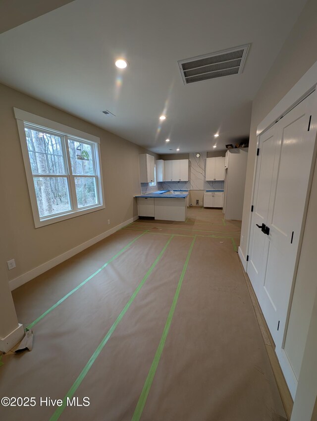 view of unfurnished living room