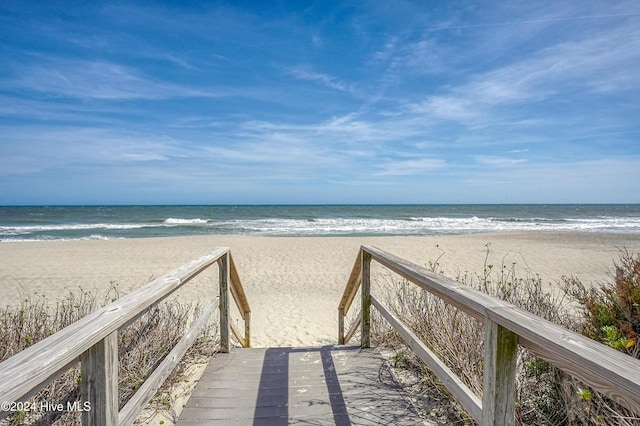 1615 Lake Park Blvd S Unit 1007, Carolina Beach, NC 28428 - view of property's community featuring view of water and beach