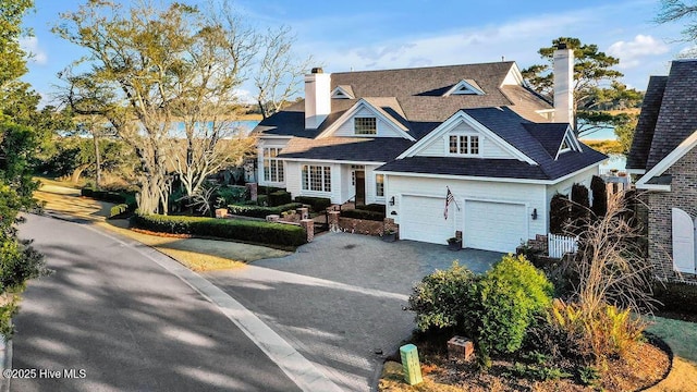 craftsman-style house with a garage